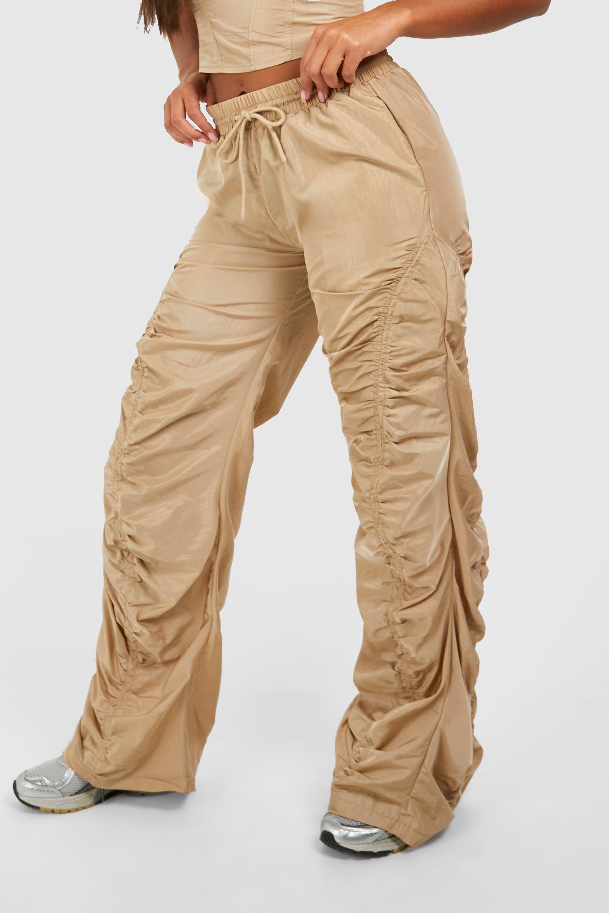 Parachute Ruched Pants | boohoo USA